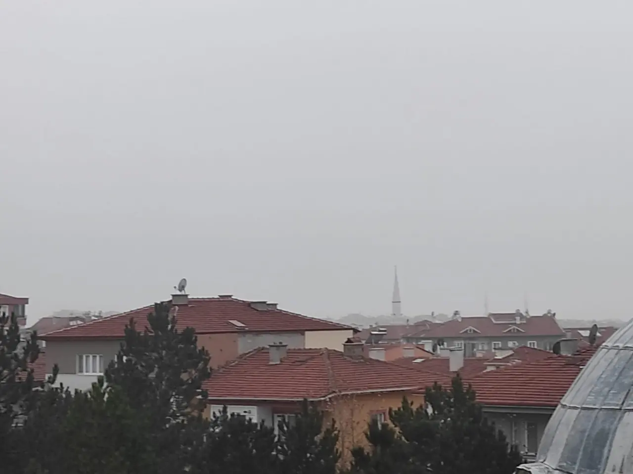 Çorum Güne Sisle Başladı 1