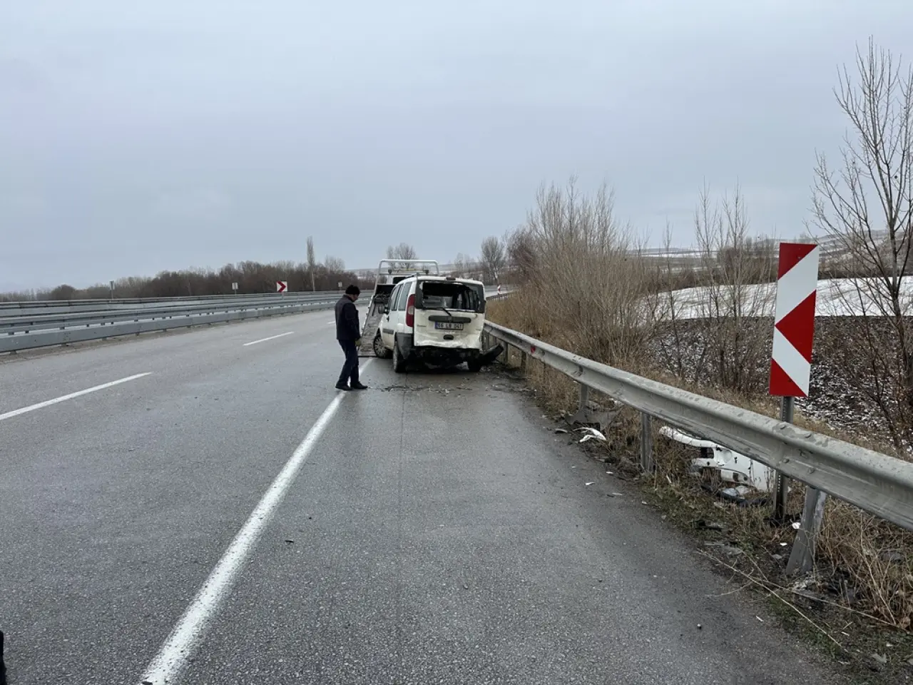 Kaza Alanındaki Vatandaşlara Çarptı 1