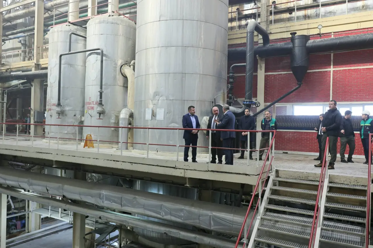 Vali Çalgan, Üretim Hattını İnceledi 6