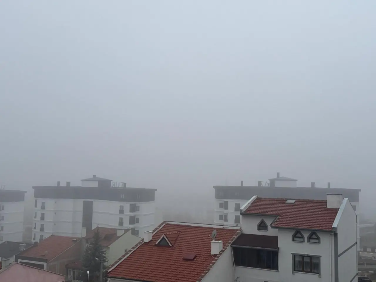 Çorum Güne Sisle Başladı 3