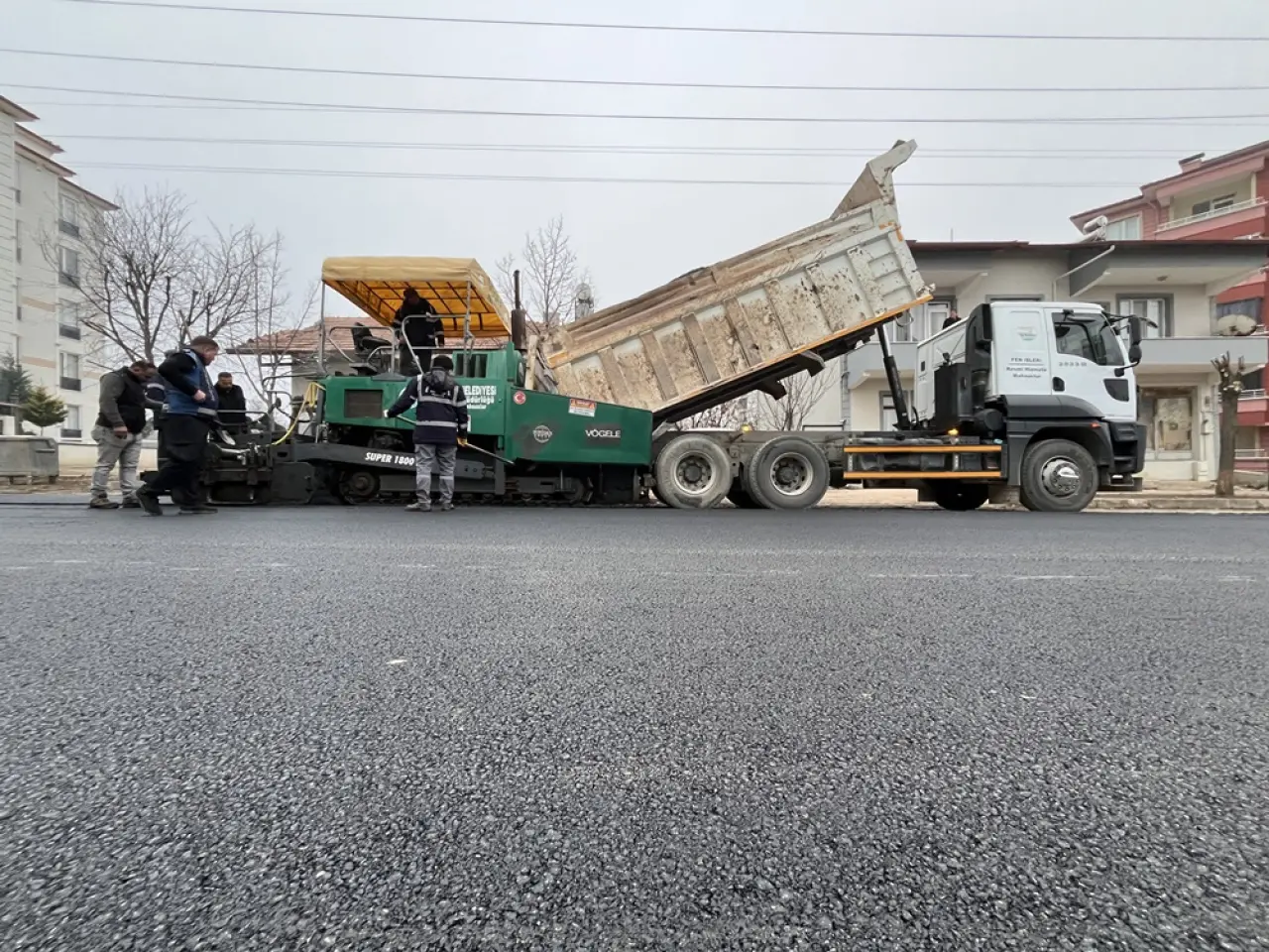 Osmancık'ta 2 Haftada 14 Bin Ton Asfalt Serildi 7