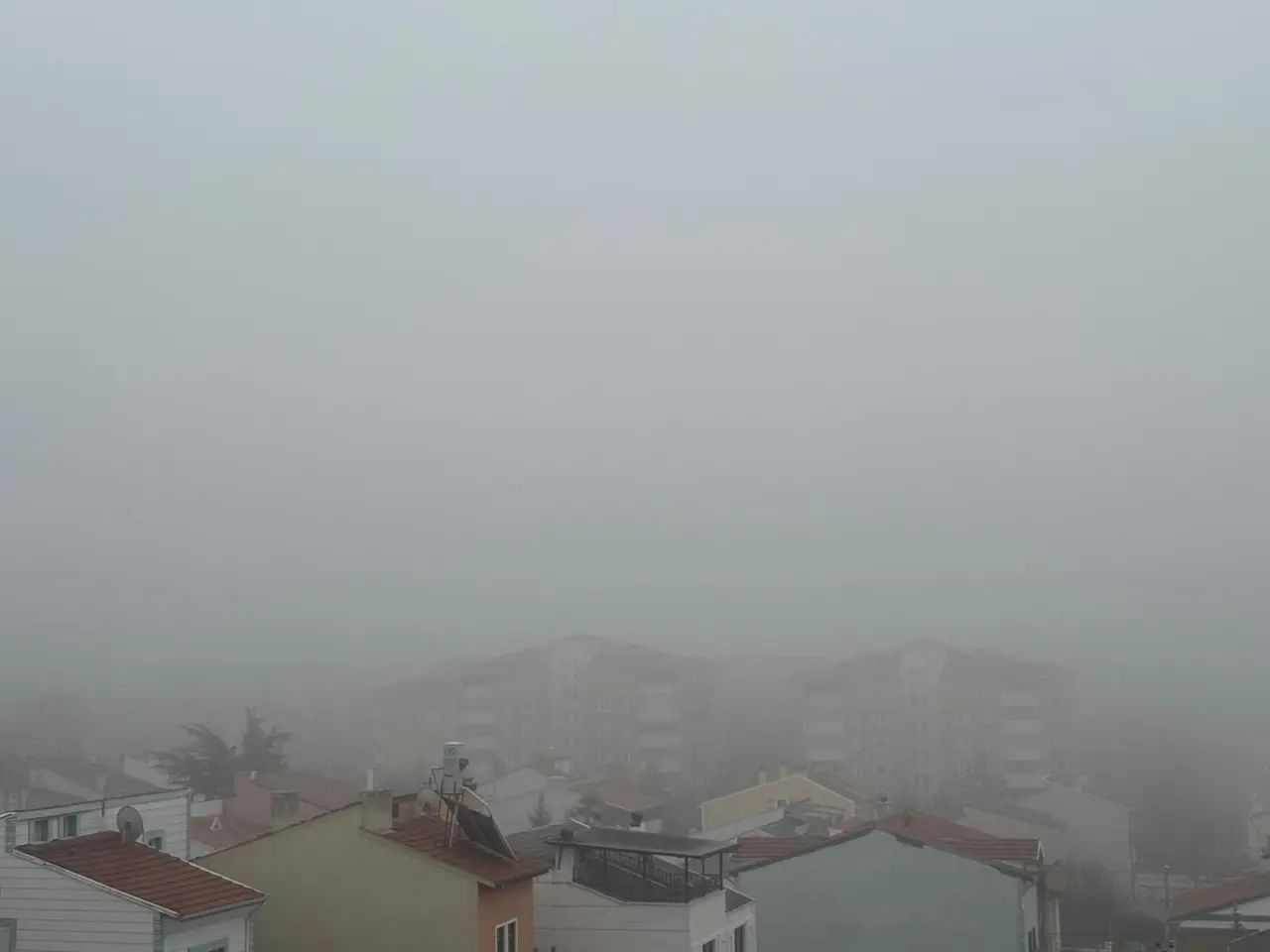 Çorum Güne Sisle Başladı 4