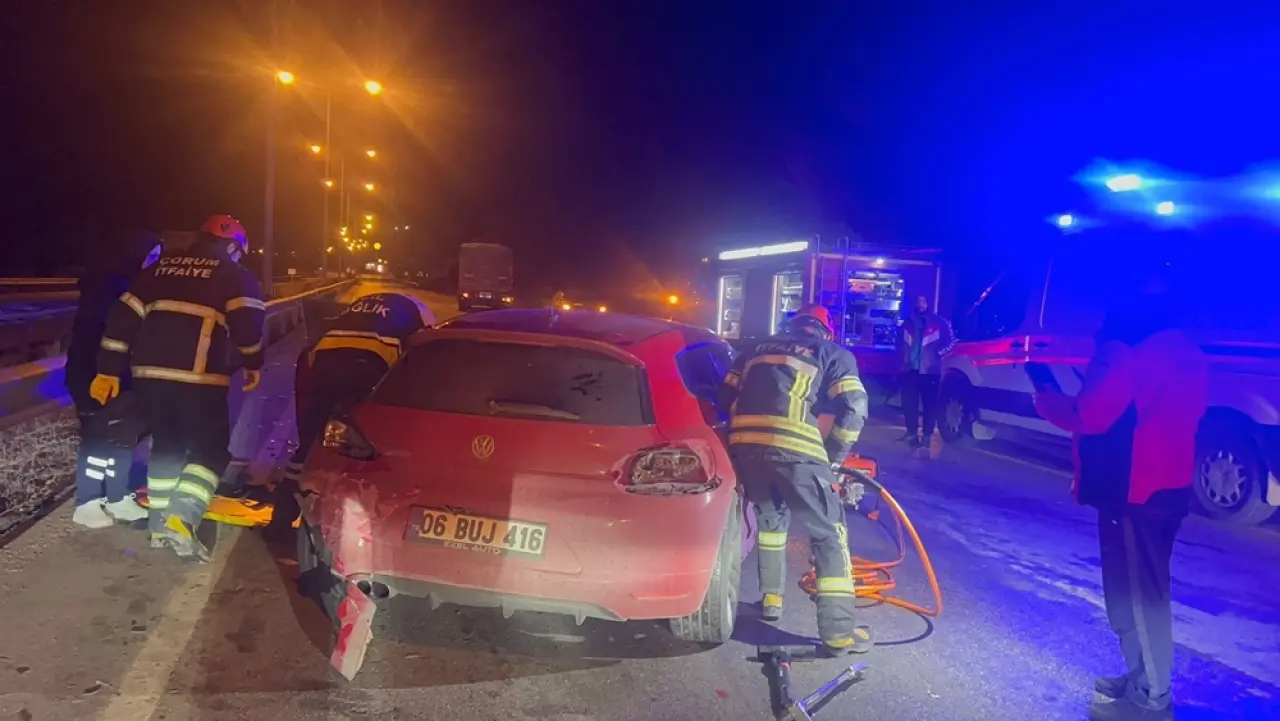 Otomobil TIR’a Çarptı: 1 Ölü 5