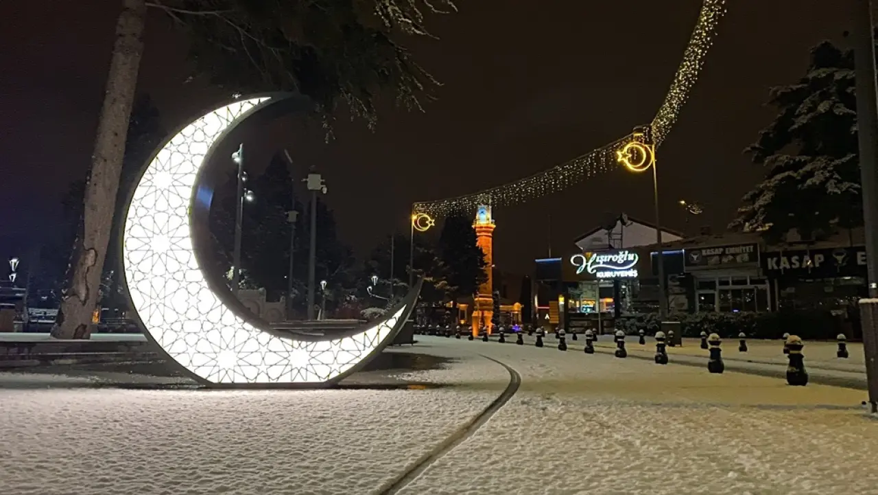 Çorum Beyaza Bürünüyor 8