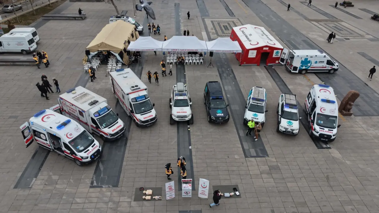 Çorum’da Acil Çağrıda Müdahale 5,7 Dakika 3