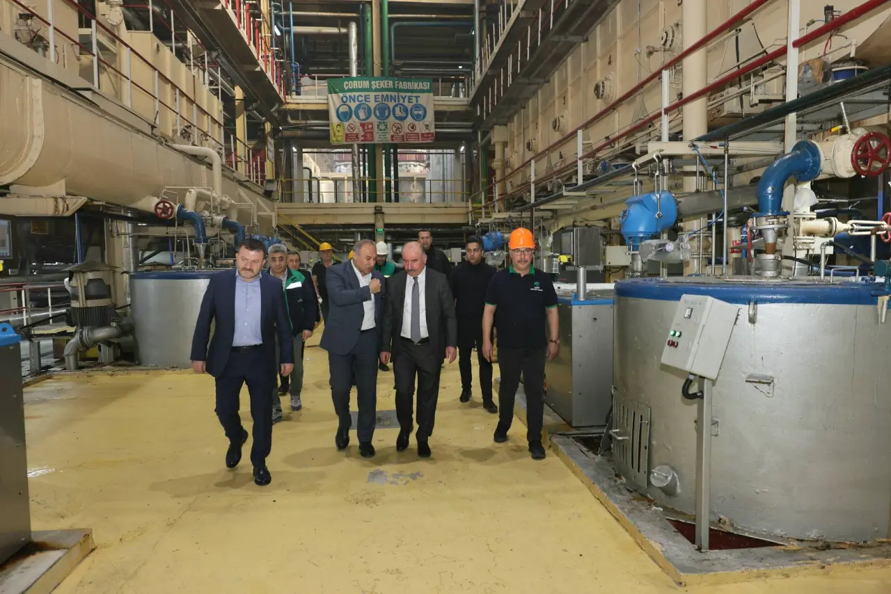 Vali Çalgan, Üretim Hattını İnceledi 5