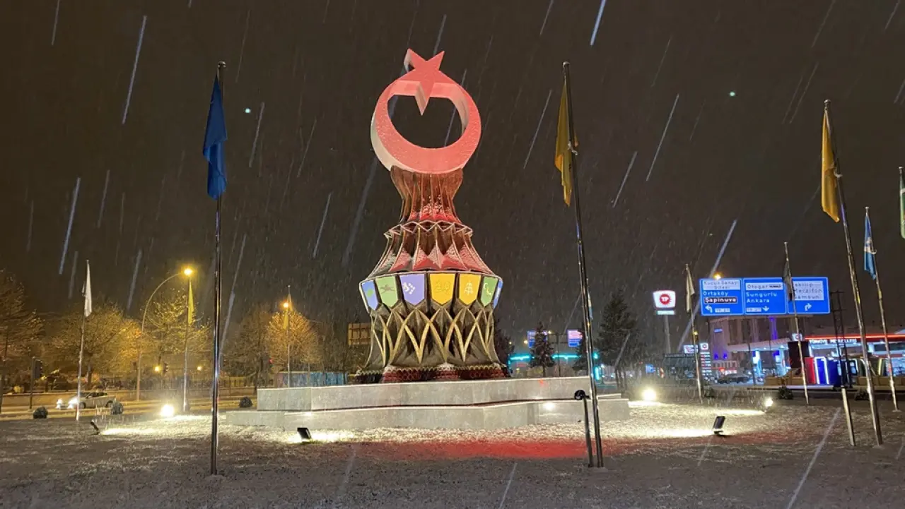 Çorum Beyaza Bürünüyor 9