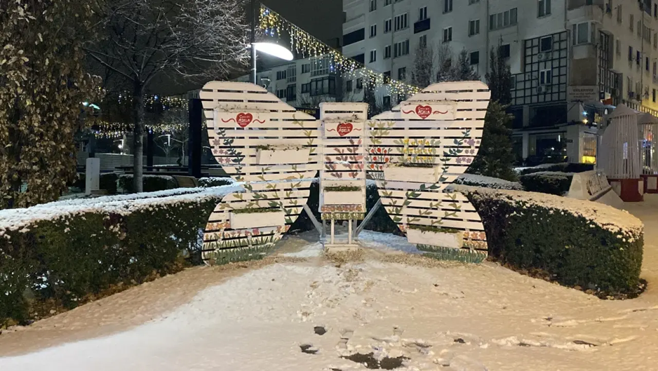 Çorum Beyaza Bürünüyor 12