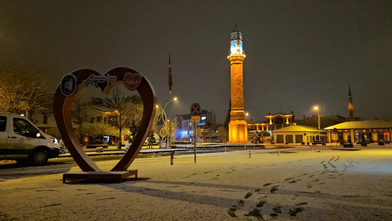 Çorum Beyaza Bürünüyor 6