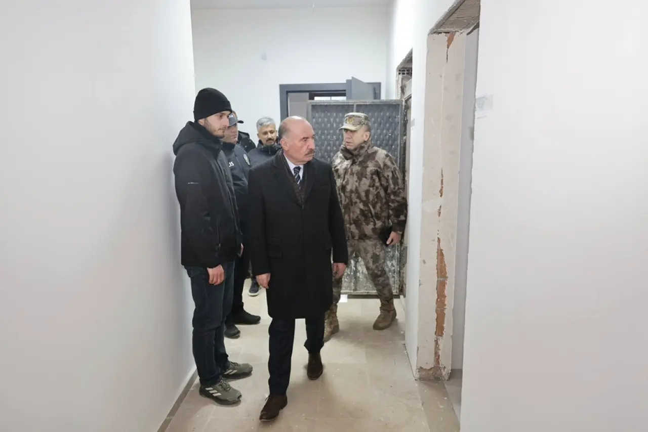 Vali Çalgan Modern Tesislerin İnşaatını İnceledi 2