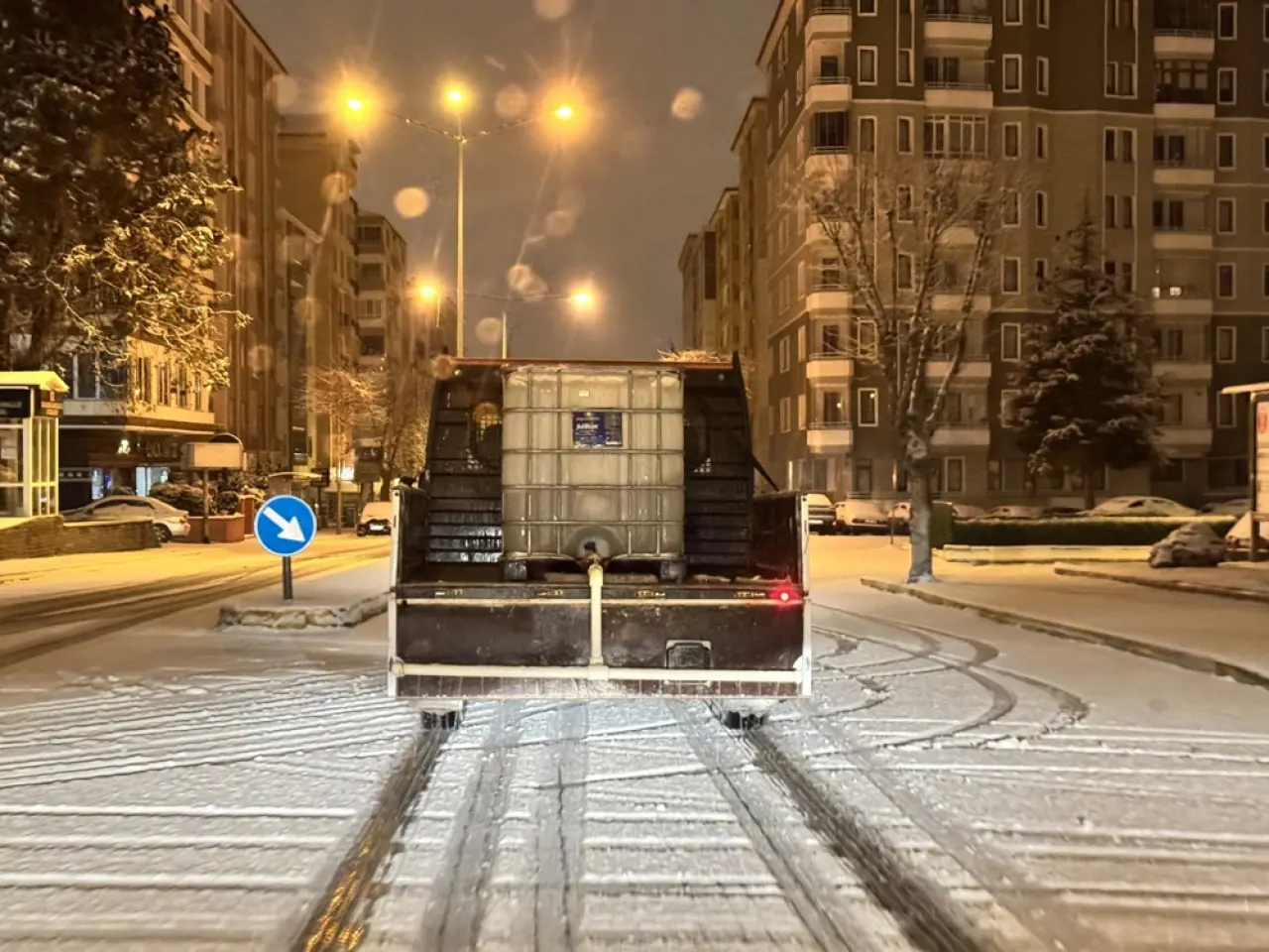 Belediye Ekipleri Yeni Yılın İlk Sabahında Teyakkuzda 4