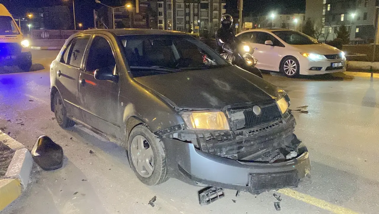 Motokurye Yola Savruldu 4