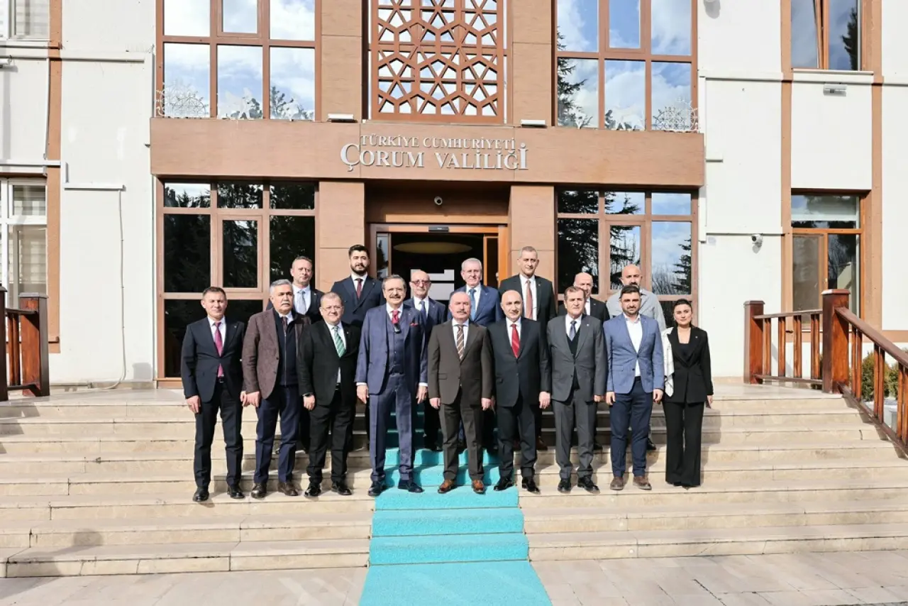 Hisarcıklıoğlu ve Arslan Çorum’a Geldi 3