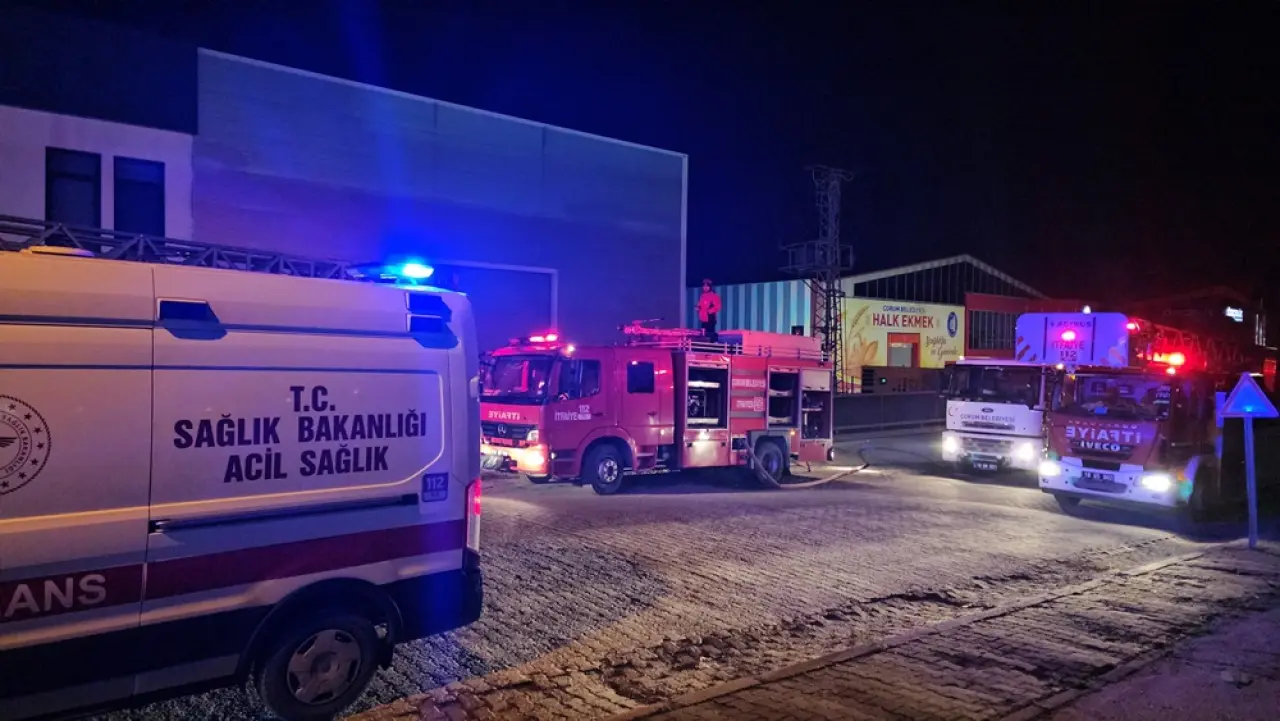Fabrikada Yangın Çıktı 1