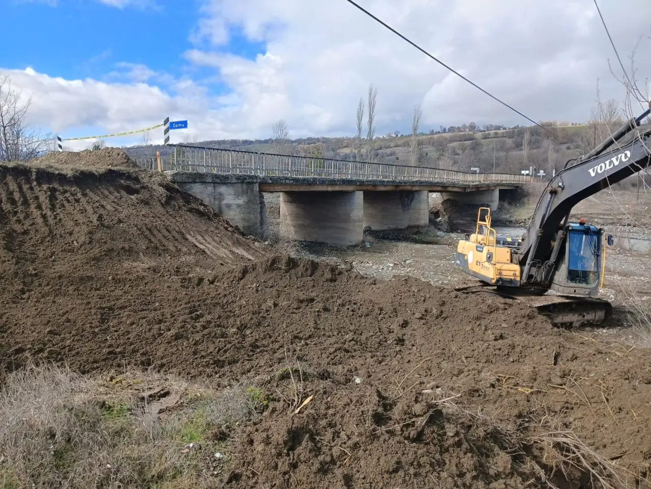 Yıkılan Köprü Yerine Portatif Köprü 1