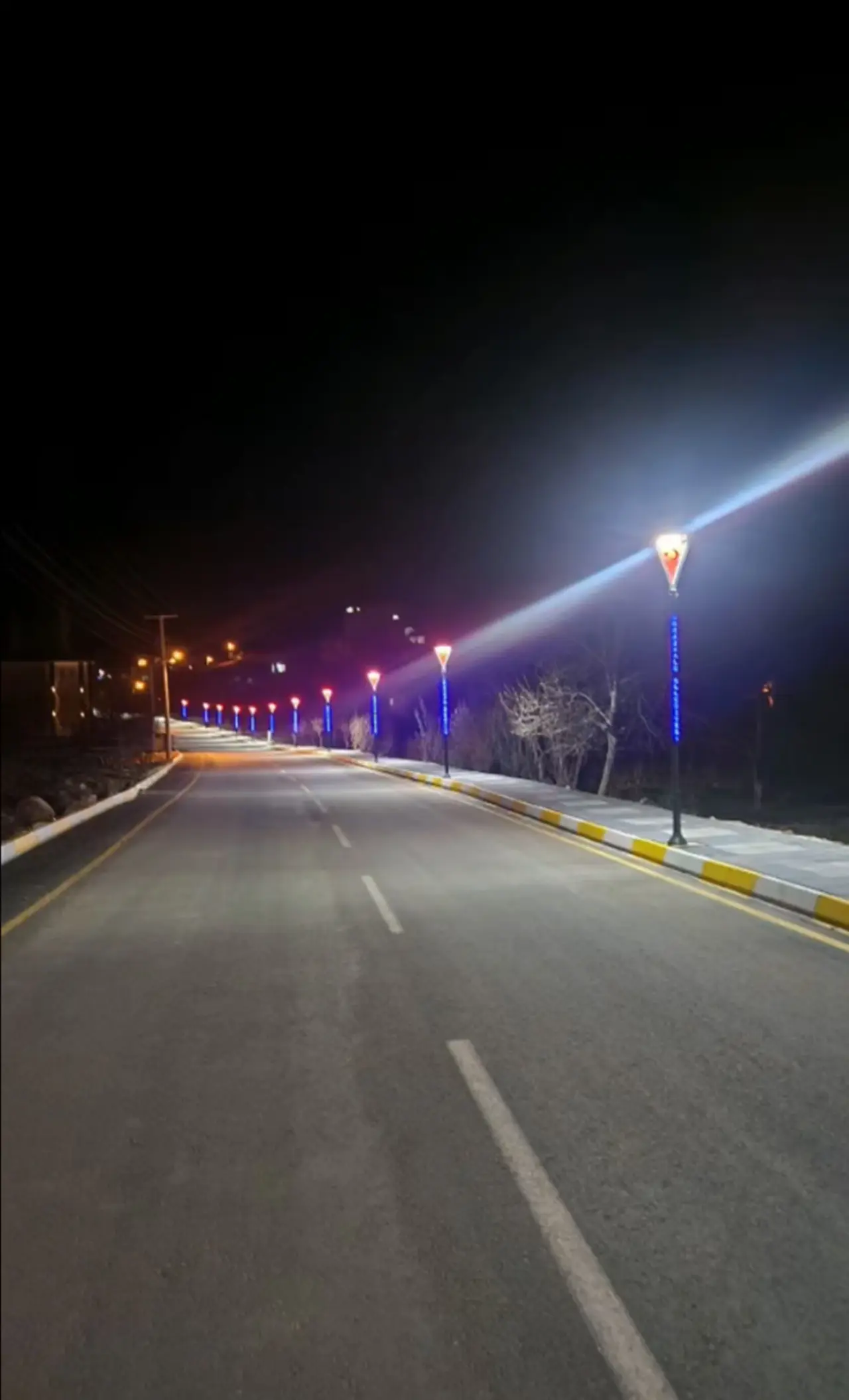 Hastane Yolu Yeni Aydınlatmalarına Kavuştu 1