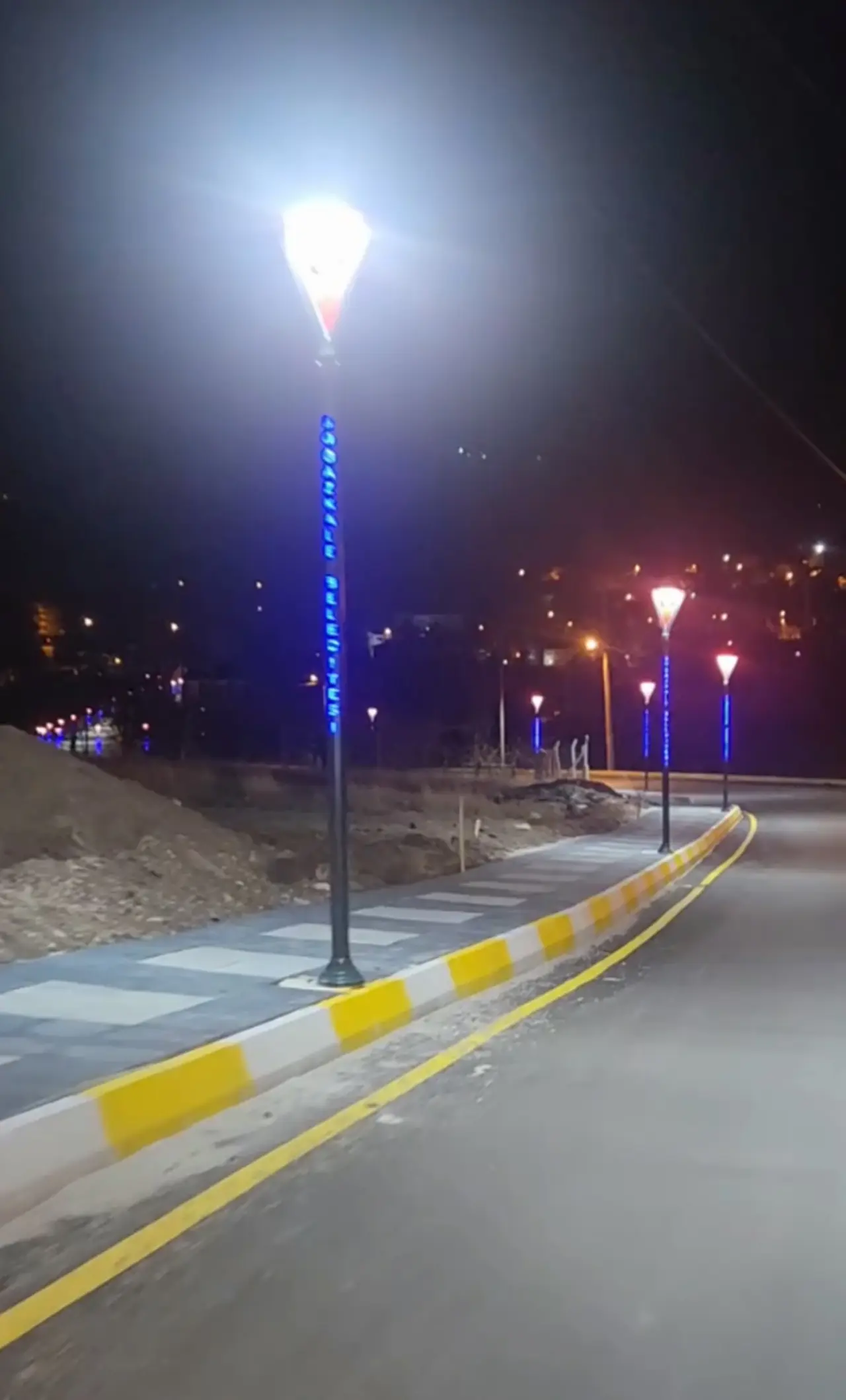 Hastane Yolu Yeni Aydınlatmalarına Kavuştu 3