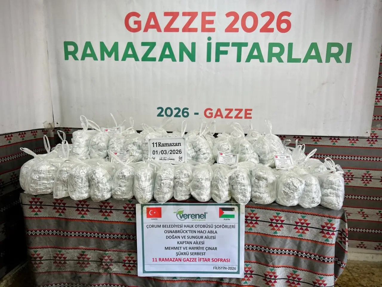 Çorumlu Şoförlerden Gazze'ye Anlamlı Destek 5