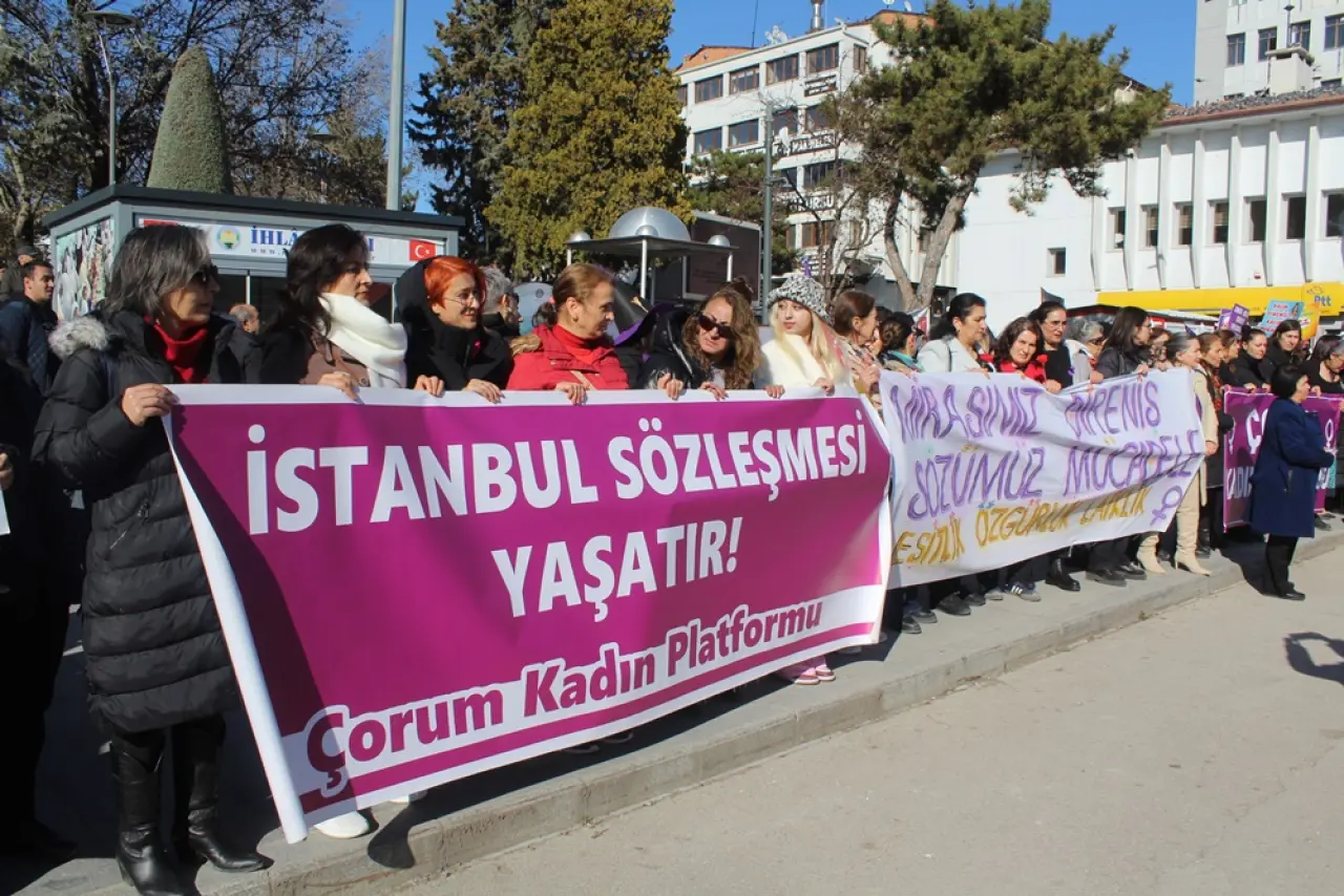 Çorum’da Kadınlar Tek Yürek Oldu 18