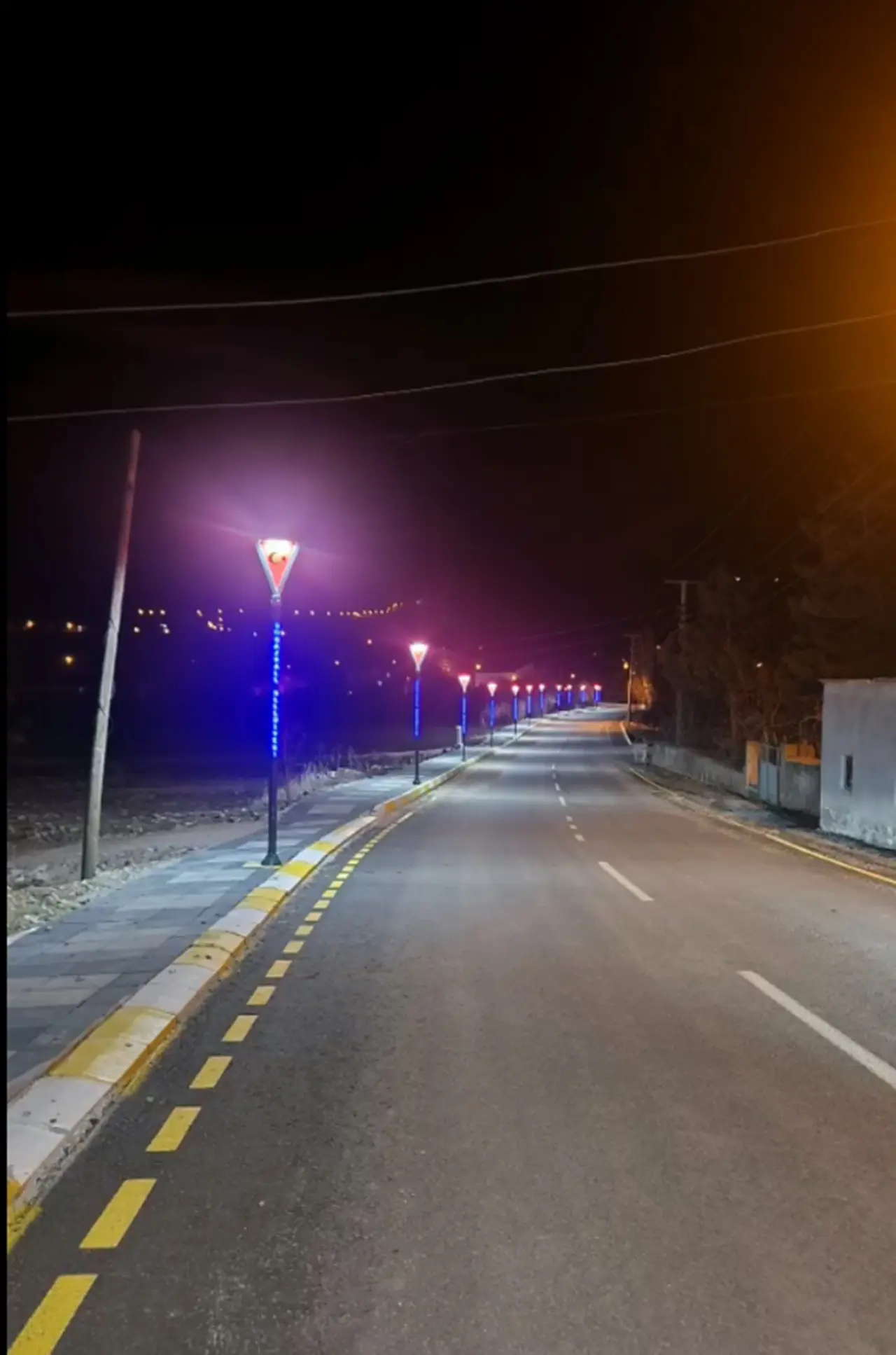 Hastane Yolu Yeni Aydınlatmalarına Kavuştu 2