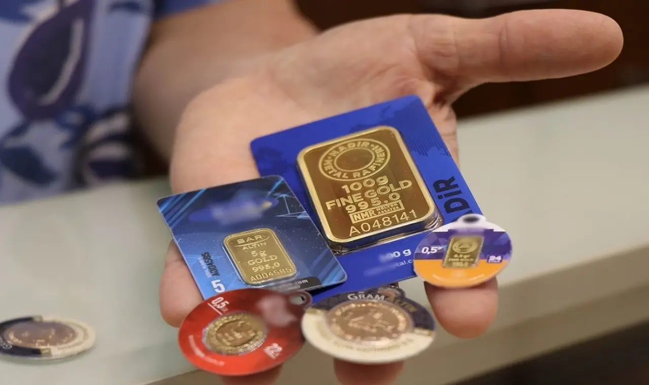 Madenci eski teknikle 2 kilo altın buldu 3