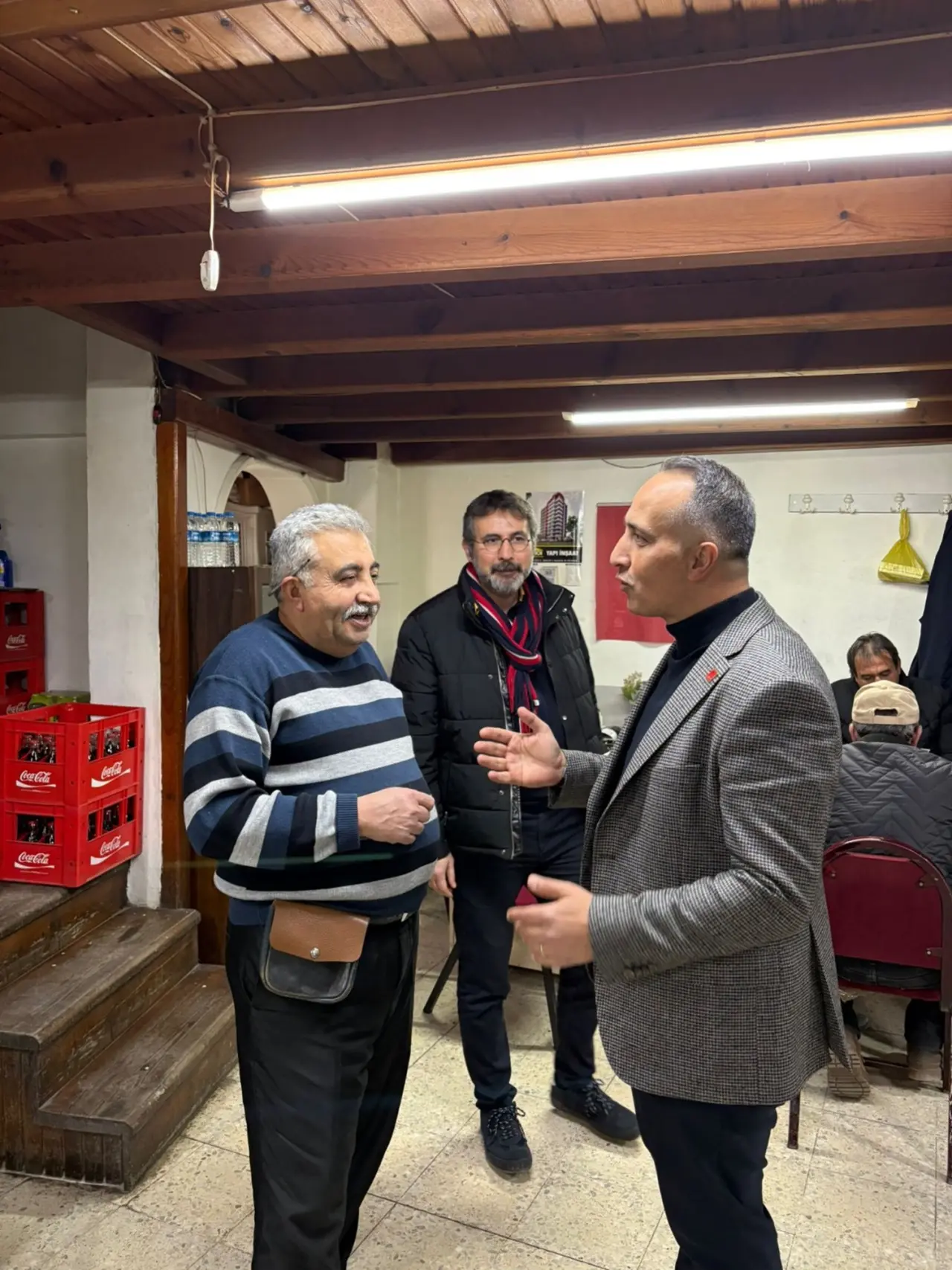 Kahvehanelerde Vatandaşın Sorunlarını Dinledi 3