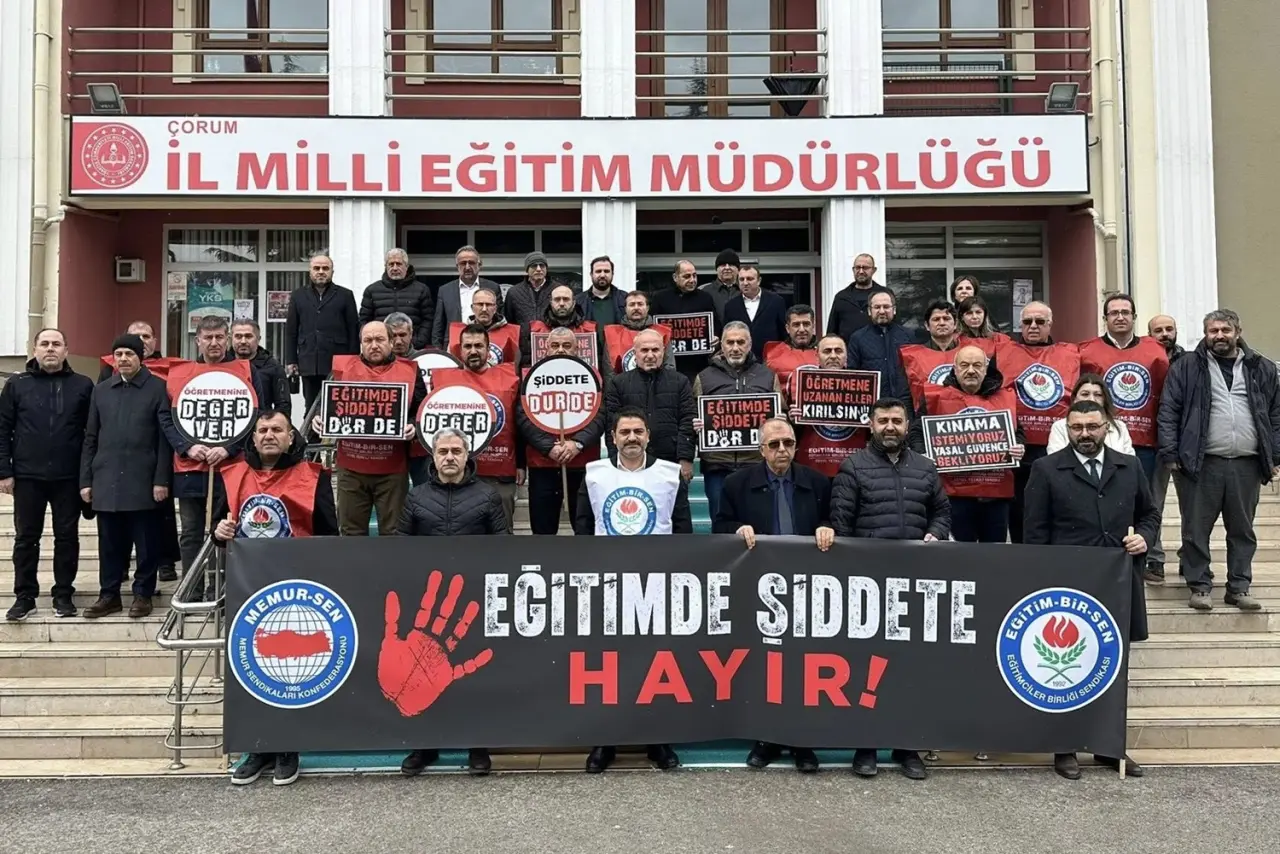 Öğretmenin Katledilmesine Çorum’dan Tepki Geldi 2