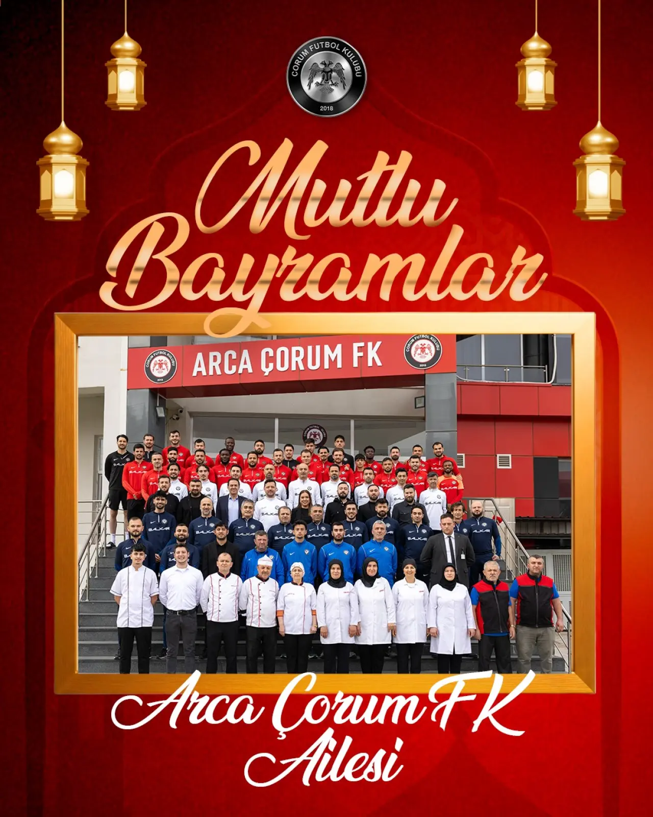 Arca Çorum FK'den Ramazan Bayramı Mesajı 1