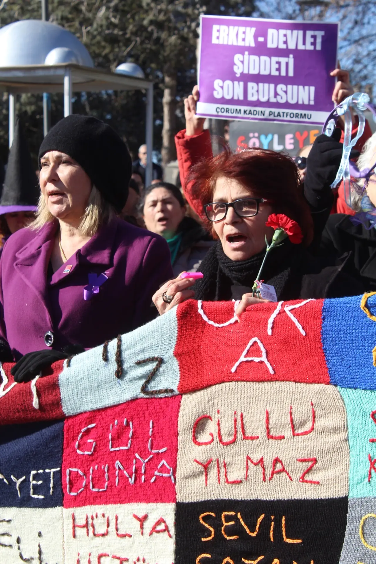 Çorum’da Kadınlar Tek Yürek Oldu 16