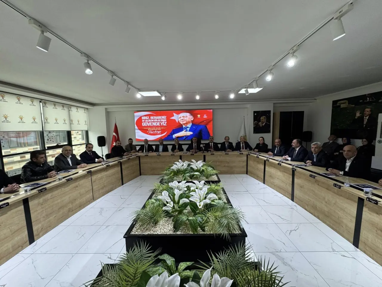 Ak Partililer Parti Binasında Bayramlaştı 3