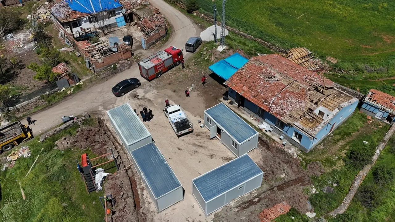Hortum Felaketi Yaşayan Köyde Çalışmalar Sürüyor 2