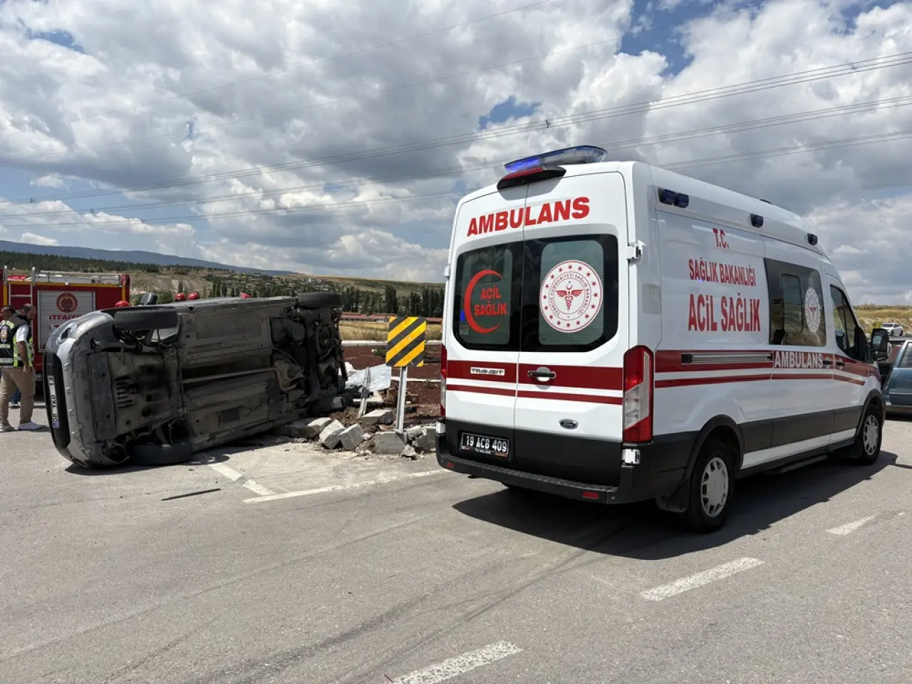 Osmancık Kavşağı’nda Korkunç Kaza: 5 Yaralı 1