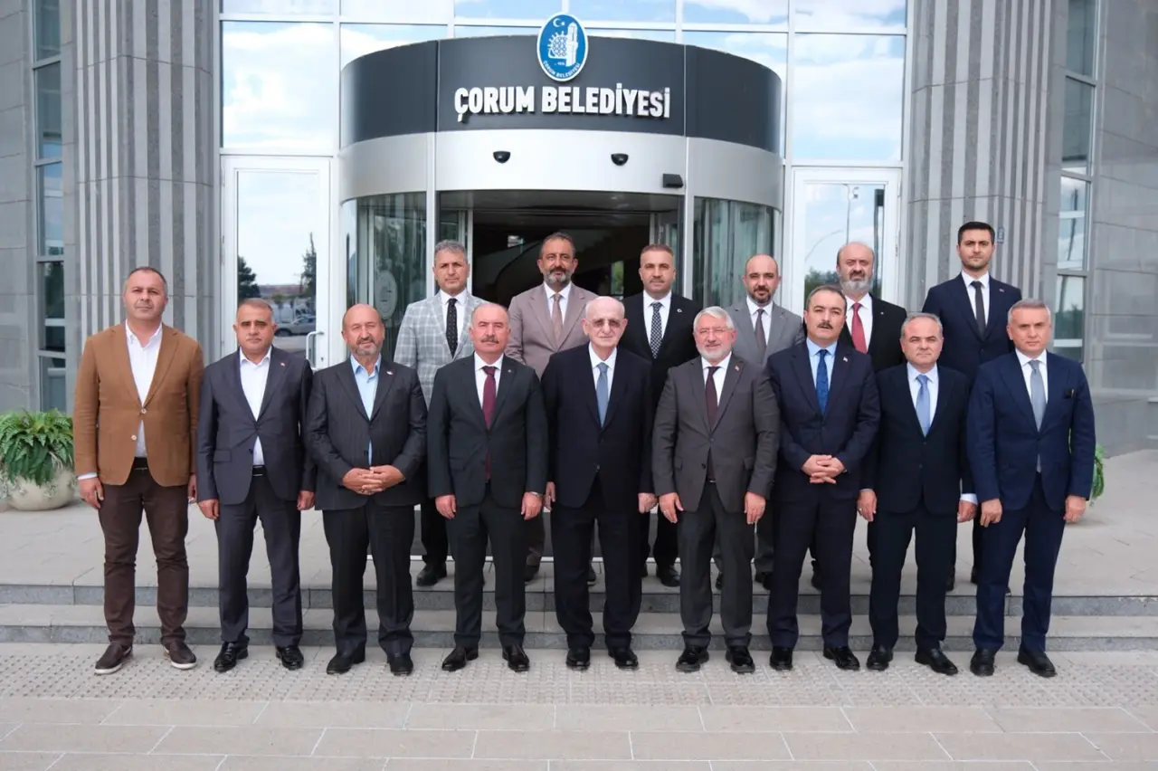 Kahraman’dan Çorum Belediyesine Ziyaret 4