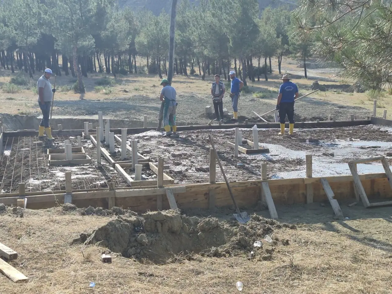 Osmancık'ta Festival Alanına Yeni Sosyal Donatı İnşa Ediliyor 1