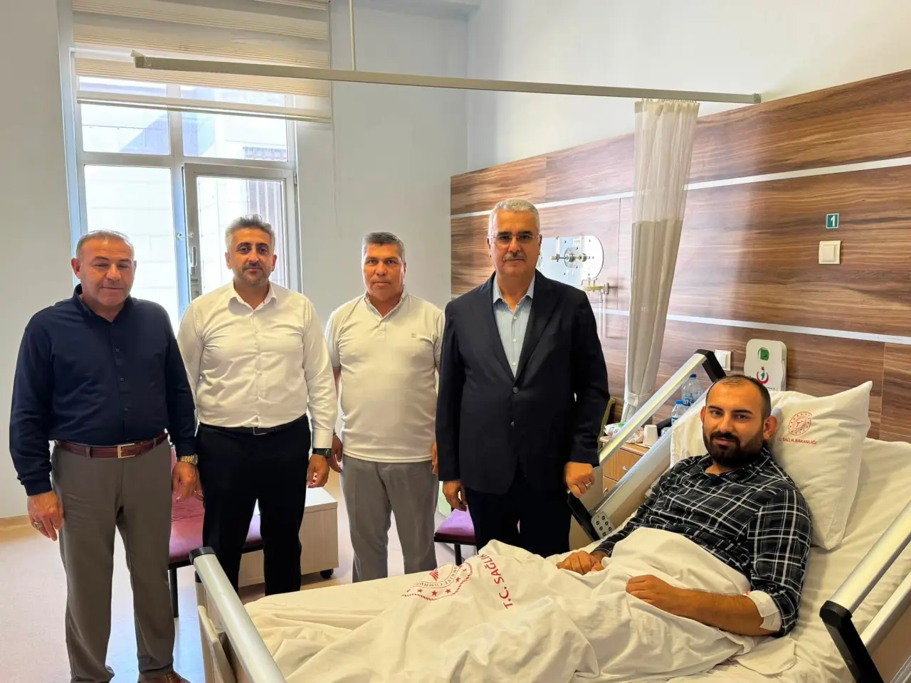 Onur Civan’a Geçmiş Olsun Ziyareti 2