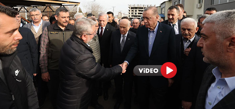 Cumhurbaşkanı Erdoğan ile Kahramanmaraş’ta Buluştular