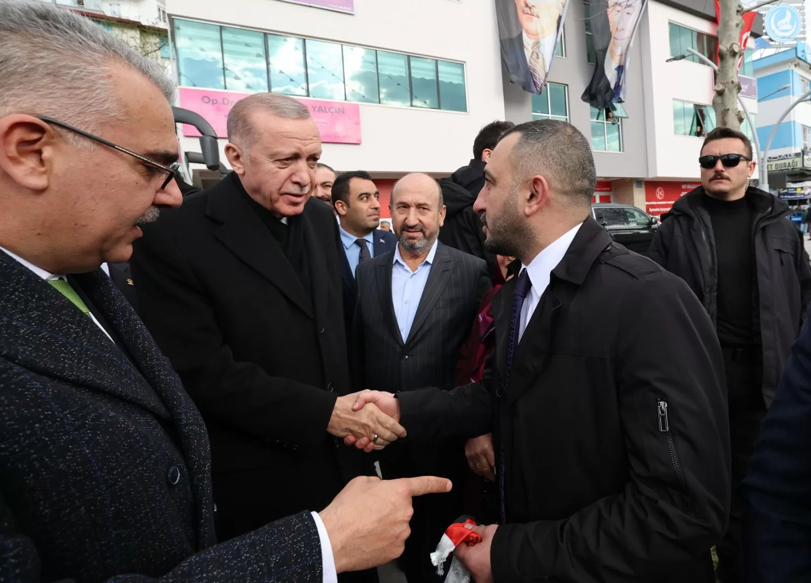 Cumhurbaşkanı Erdoğan ile Ayaküstü Sohbet