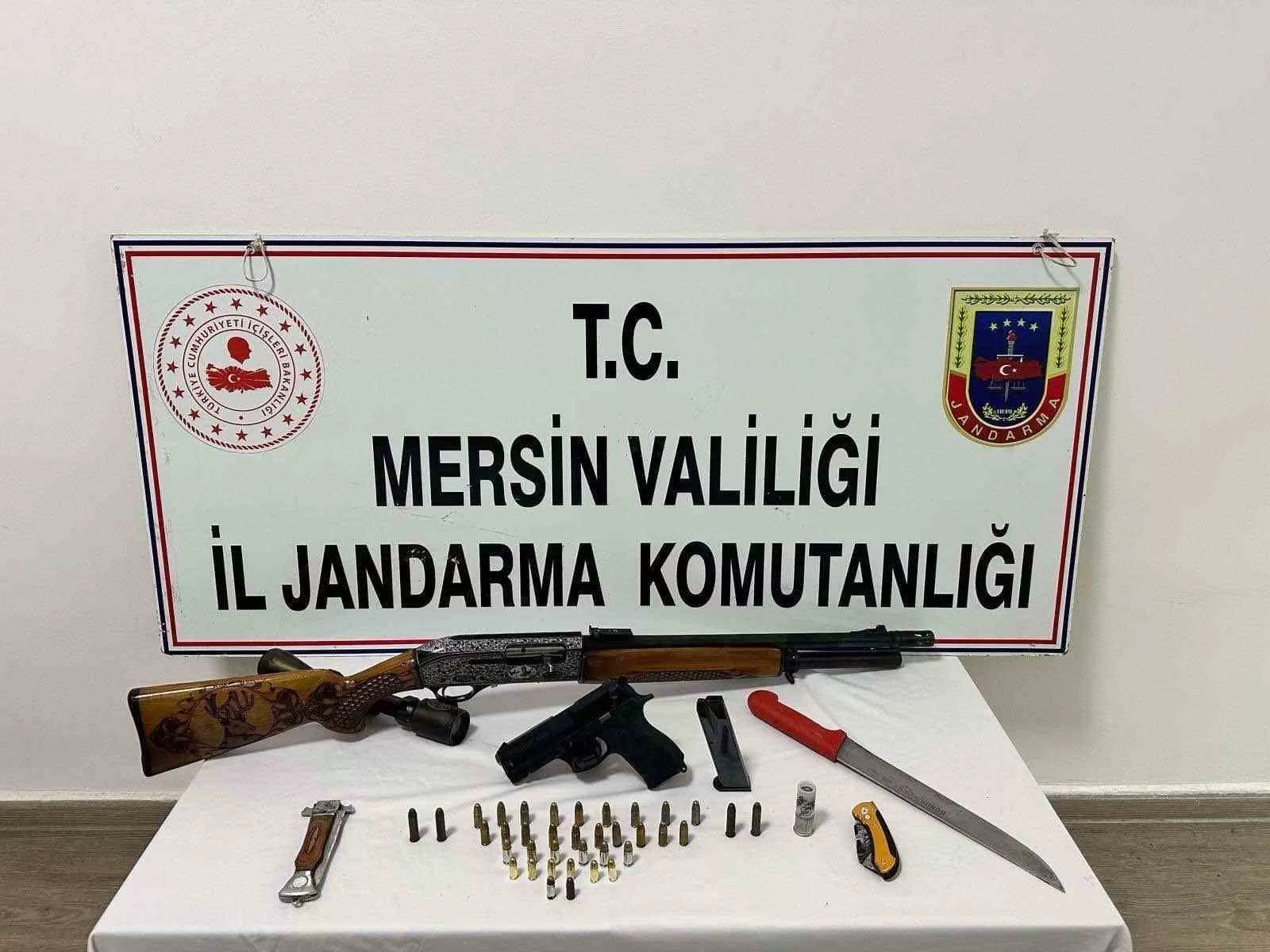 Mersin’de Silah Kaçakçılığına Yönelik Düzenlenen Operasyonda 1 Silah Kuşkulu Mevt Olayının Silahı Çıktı