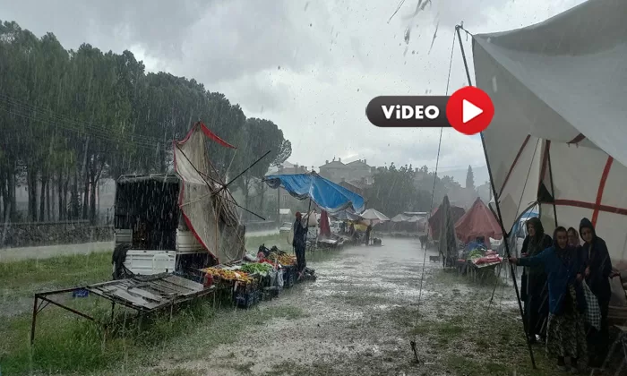 Osmancık’ta Yağış ve Fırtına Etkisi